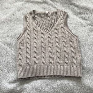 Trendy knit sweater